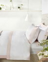 THE WHITE COMPANY ポルトベロ ダブル コットン フラットシーツ Portobello double cotton flat sheet PetalStrpe