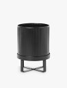 FERM LIVING Bau スモール エレベーテッド スチールポット 24cm Bau small elevated steel pot 24cm BLACK