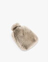 THE WHITE COMPANY スーパーソフト フェイクファー ホットウォーターボトル Super-soft faux-fur hot water bottle NATURAL(3)