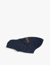 BARBOUR ブランドアップリケ ラージ ウーブン ドッグフーディー Brand-appliqu? large woven dog hoody NAVY