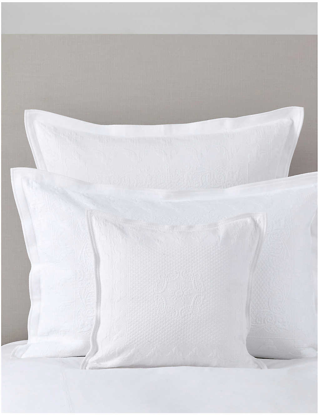 THE WHITE COMPANY ƥ ⡼  å󥫥С 4040cm Etienne small square cushion cover 40cm x 40cm WHITE
