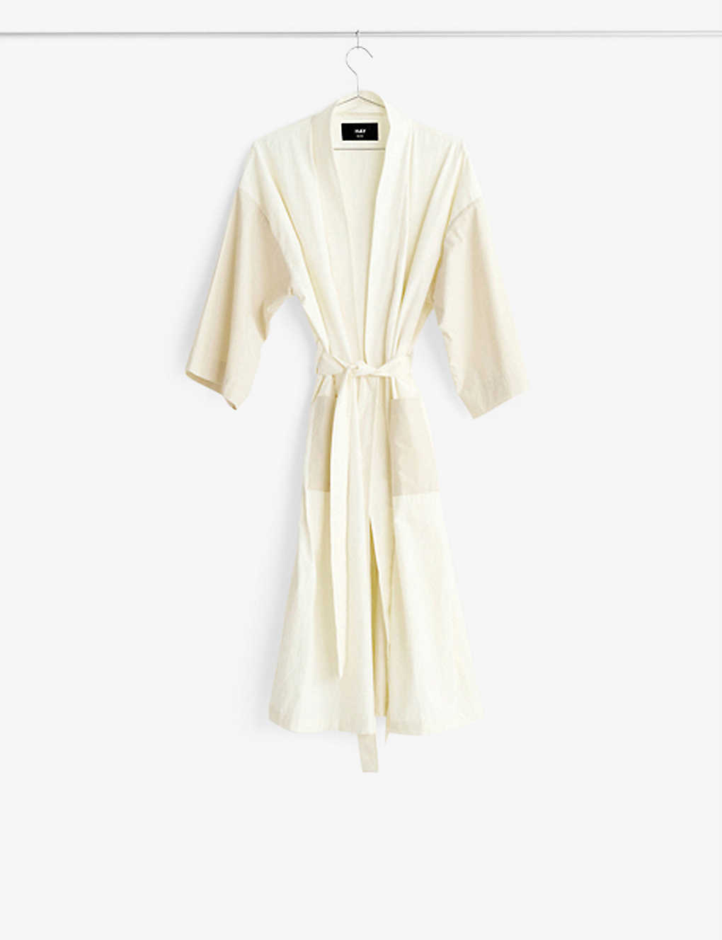 HAY デュオ セルフタイ コットンローブ Duo self-tie cotton robe WHITE