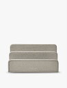 ASPINAL OF LONDON ロゴエンベリッシュト グレーンドレザー レターラック 20cm Logo-embellished grained-leath...