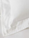 THE WHITE COMPANY サマートン オックスフォード コットンサテン スーパーキング ピローケース Somerton Oxford cotton-sateen super king pillowcase WHITE