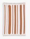 RAAWII ブラッシュ フリンジウール&カシミヤ ブランケット 200×135cm Brush fringed wool and cashmere blank...