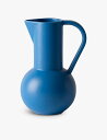 RAAWII ストローム スモール アーセンウェア ジャグ 20cm Str?m small earthenware jug 20cm ELECTRIC BLUE