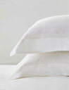 THE WHITE COMPANY ロザリー スーパーキング リネン&コットンブレンド ディープ フィテッドシーツ Rosalie super-king linen and cotton-blend deep fitted sheet WHITE