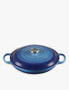 LE CREUSET オーバル シャロー キャストアイアン キャセロールディッシュ 3.5L Oval shallow cast iron casserole dish 3.5L AZURE BLUE