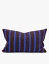 A WORLD OF CRAFT BY AFROART ꥫ ȥ饤 åȥ󥯥å󥫥С3050cm America striped cotton cushion cover 30cm x 50cm Brown/blue