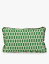 A WORLD OF CRAFT BY AFROART ƥܥ ȥåץ åȥ󥯥å󥫥С 3050cm Tivoli geometric-printed cotton cushion cover 30cm X 50cm GREEN/PINK