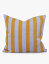 A WORLD OF CRAFT BY AFROART ޥ̥ ȥ饤 åȥ󥯥å󥫥С 5050cm Emanuela striped cotton cushion cover 50cm x 50cm Mustard/ Light Lilac