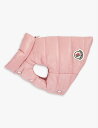 MONCLER モンクレール×ポルドー ドッグクチュール ブランドバッジ ウーブンドッグコート Moncler x Poldo Dog Couture brand-badge woven dog coat LIGHT PINK