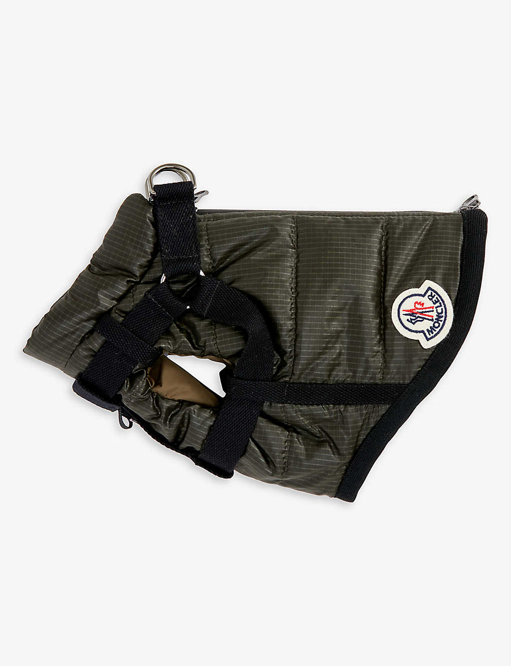 MONCLER 󥯥졼ߥݥɡ ɥå塼 ֥ɥХå ֥ ɥå Moncler x Poldo Dog Couture brand-badge woven dog coat OLIVE