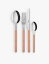 SABRE ӥȥ ƥ쥹& ȥ꡼4å Bistrot stainless-steel and teak cutlery set of four NUDE PINK