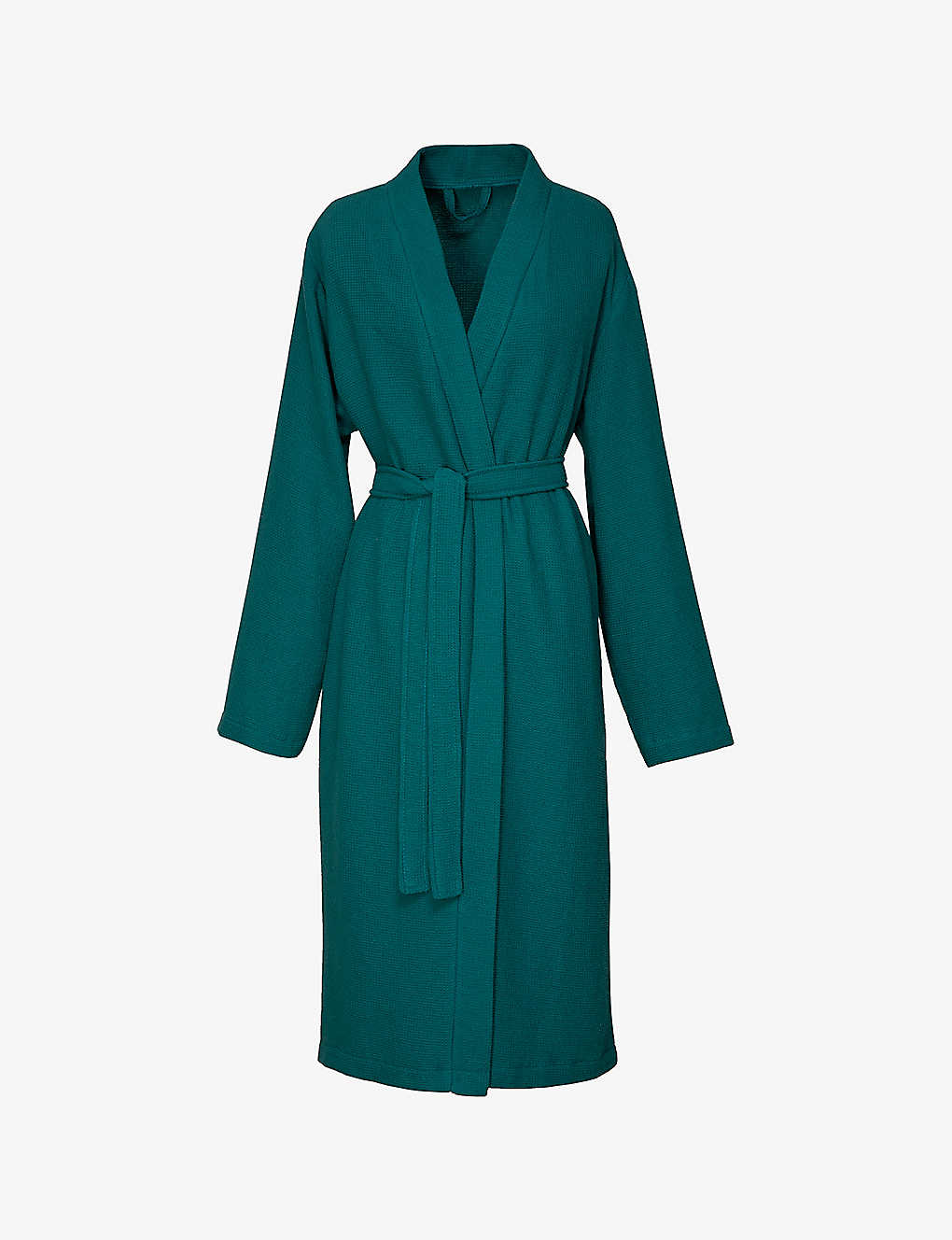 OLIVER DESFORGES ]o V[J[ RbgoX[u Zorba shawl-collar cotton bathrobe JADE