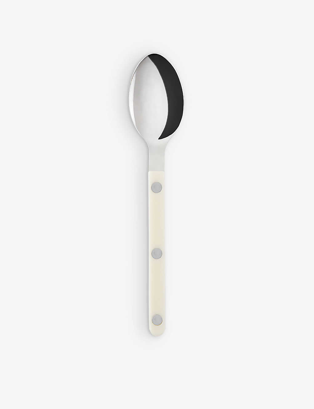 SABRE ビストロ ステンレススチール&アクリル ティースプーン 16cm Bistrot stainless-steel and acrylic teaspoon 16cm IVORY