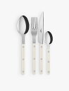 SABRE ビストロ ステンレススチール&アクリル カトラリー24セット Bistrot stainless-steel and acrylic cutlery...