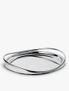 CHRISTOFLE Vertigo 丸型銀メッキトレー 39cm Vertigo round silver-plated tray 39cm
