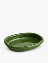 HAY Barro ラージ ストライプ テラコッタ オーバル ディッシュ Barro large striped terracotta oval dish GR...