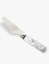 WATERFORD リズモアクリスタル&ステンレスケーキサーバー 30cm Lismore crystal and stainless-steel cake s...
