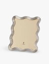 LOBJET リップル プラチナメッキガラスフォトフレーム 8インチ x 10インチ Ripple platinum-plated glass photo fr...