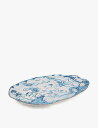SELETTI 酸歪磁器トレイ 42cm Acid distorted porcelain tray 42cm