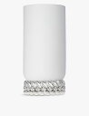 CHRISTOFLE バビロン 編み込み磁器・銀メッキ花瓶 30.5cm Babylone braided porcelain and silver-plate...