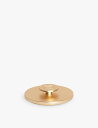 ASSOULINE 真鍮のロゴエンボスキャンドル蓋 Brass logo-embossed candle lid BRASS