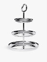 CHRISTOFLE Vertigo 3 段銀メッキペストリースタンド Vertigo three-tier silver-plated pastry stan...
