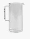 HAY ホウケイ酸ガラス大角ハンドルジャグ 23cm Borosilicate large square-handle glass jug 23cm CLEAR