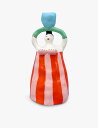 LAETITIA ROUGET クラウディア 手描きセラミックキャンドルホルダー 22cm Claudia hand-painted ceramic candl...