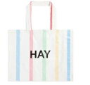 HAY TCN LfB[ XgCvobO RECYCLED CANDY STRIPE BAG - MEDIUM