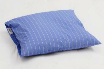 TEKLA ストライプ オーガニックコットン 枕カバー 50cm x 75cm Stripe organic-cotton pillowcase 50cm x 75cm BLUE