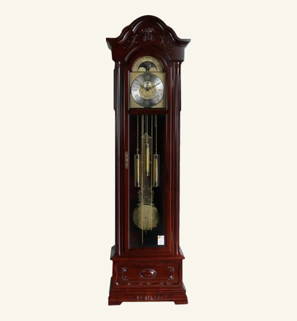 柱時計 ホールクロック 時計 置き時計 高級 完成品 振子時計 大型置き時計 置き時計 ドイツ製 無垢材 インテリア アンティーク プレゼント ギフト