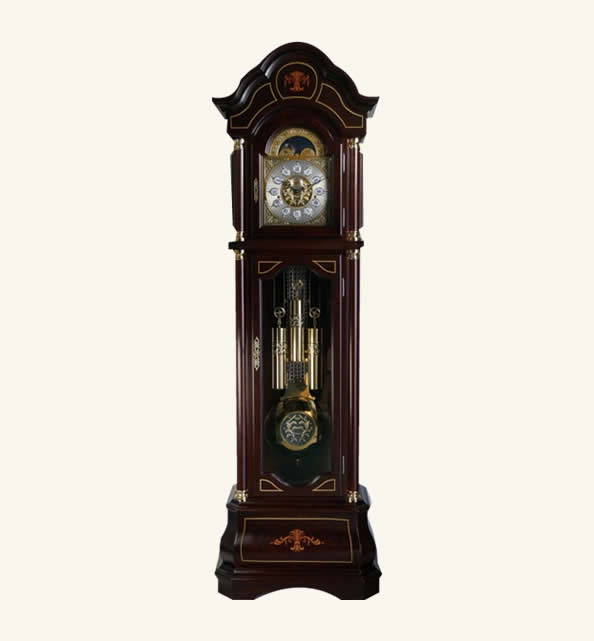 柱時計 ホールクロック 時計 置時計 高級 完成品 振子時計 大型置き時計 置き時計 大型置時計 最高級 おしゃれ ドイツ製 無垢材 インテリア アンティーク プレゼント ギフト