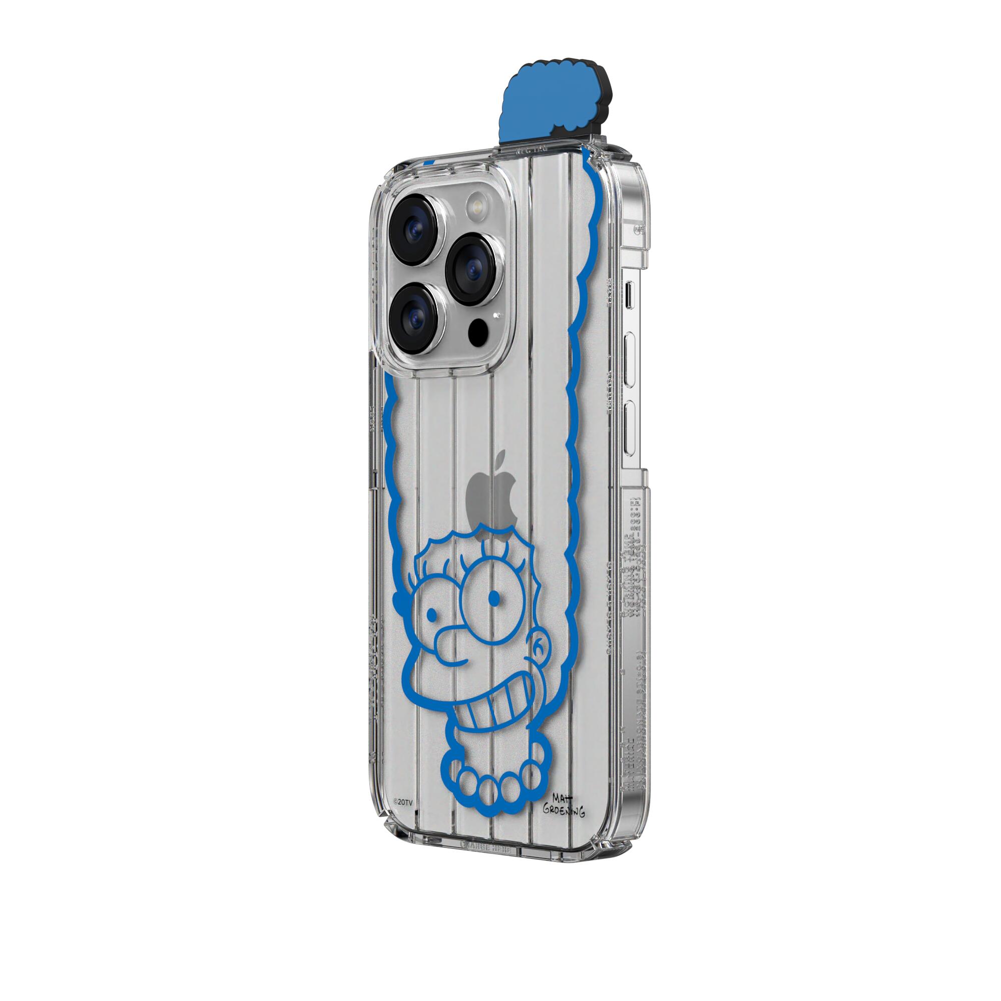 iphoneを変える！【 キャラクタースマホケース】 ザ シンプソンズ＆マージ シンプソン タグケース（Big Face）iPhone14 PRO