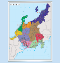 セレクト日本地方別地図−自然環境（ボード）