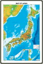 MAP OF JAPAN（英語表記の日本地図）　ホワイトボード（小サイズ）