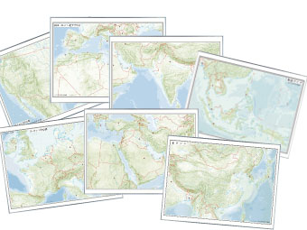 楽天市場 レリーフ入り 世界地方別白地図ホワイトボード 東アジア