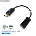 DisplayPort HDMI 変換アダプタ 変換コネ