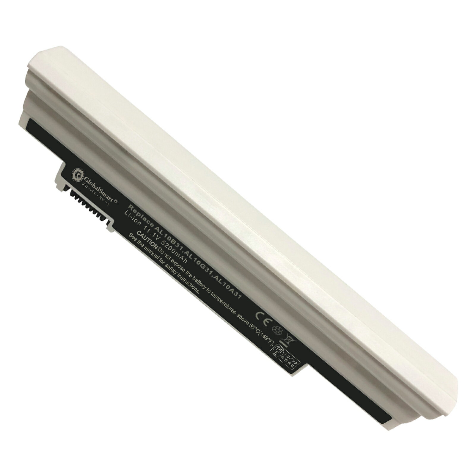 Globalsmart 新品 ACER Eee PC 1025C 互換バッテリー【5200mAh 11.1V】対応用 1年保証 高性能 PSE認証 互換バッテリパック XDS