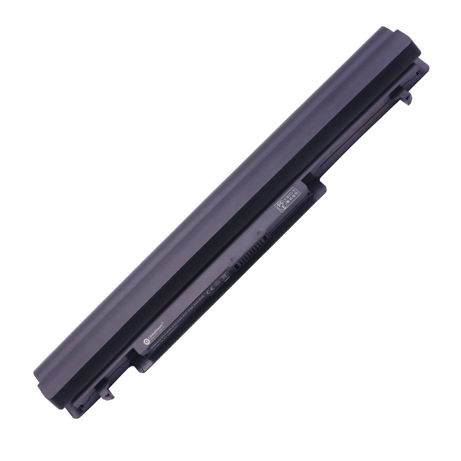 Globalsmart 新品 ASUS K46CA-WX014 互換バッテリー【5200mAh 14.8V】対応用 1年保証 高性能 PSE認証 互換バッテリパック XDS