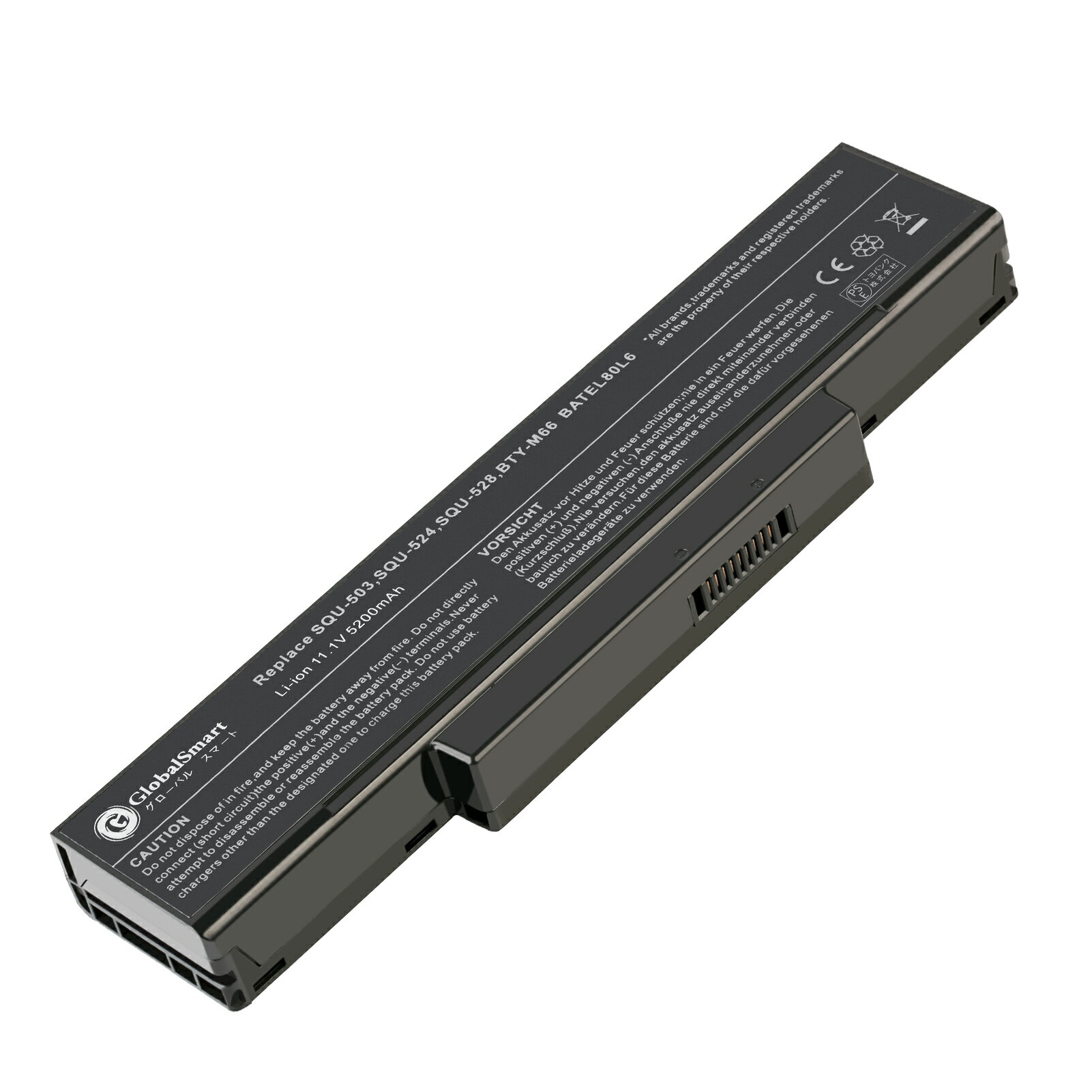 ●ブランド： ASUS ●電圧： 11.1V ●容量： 5200mAh ●純正品型番(充電池コード)： BTY-M61 , SQU-424 , SQU-523 , SQU-528 , SQU-605 , A32-F2 A32-Z84 , CBPIL44 , 90NITLILD4SU1 , CBPIL72 BTY-M65 , SQU-503 , SQU-524 , SQU-529 , SQU-706 , A32-F3 A32-Z94 , CBPIL48 , 90NITLILG2SU1 , CBPIL73 BTY-M66 , SQU-511 , SQU-526 , SQU-601 , SQU-718 , A33-F3 , A32-Z96 CBPIL52 , 90NITLILD4SU , BTY-M68,BATEL80L6 , 906C5040F,916C4230F 916C5220F , 90-NI11B1000 , GC02000AM00 , 90-NFY6B1000 , BTY-M67 BATEL80L9,906C5050F,916C4950F,916C5280F,90-NIA1B1000,GC020009Y00 90-NI11B1000Y ,S96J,BATFL91L6 , 908C3500F 916C5110F , 925C2290F , 90-NE51B2000 , GC020009Z00 , 90-NI11B2000Y , ID6 90-NFV6B1000Z,957-14XXXP-103,M660BAT-6,S91-0300240-CE1 , M660NBAT-6 91-6-87-M660S-4P4,90-NFY6B1000Z 92- 957-14XXXP-107,M740BAT-6,S9N-0362210-CE1,1034T-003,2C.201S0.001 3UR18650F-2-QC-11 ●対応機種： Asus A9 , Asus M51 , Asus A9C , Asus F3A , Asus F3K , Asus F3T , Asus F2J Asus F2Je , Asus Z94 , Asus F2 , Asus S62 , Asus A9R , Asus F3E , Asus F3L Asus Z9T , Asus F3J , Asus F3Ja , Asus Z96 , Asus F3 , Asus S96 , Asus A9T Asus F3F , Asus F3P , Asus F3U , Asus F3M , Asus F3Jc , Asus A95T Asus Z9 , Asus Z53 , Asus F2F , Asus F3H , Asus F3S , Asus F3Q , Asus A9W Asus F3Jv , Asus Z53M , Asus F3Ka , Asus F3Se , Asus F3JF , Asus S62J Asus Z53J , Asus M51Kr , Asus A9Rp , Asus Pro31 , Asus F3Ke , Asus F3Sg Asus F3Jm , Asus S96F , Asus Z53T , Asus M51Se , Asus A9Rt , Asus A9000T Asus F3Sa , Asus F3Sv , Asus F3Jp , Asus S96J , Asus Z94L , Asus M51Sn Asus F2Hf , Asus A9000Rp , Asus F3Sc , Asus F3Sr , Asus F3Jr , Asus Z53H Asus Z96J , Asus M51Sr , Asus F3Tc , Asus Z9400RP , Asus M51E , Asus M51Tr Asus S96JH , Asus Z53Sc , Asus Z53Jr , Asus S96JS , Asus A9500 Asus Z53Jm , Asus M51S , Asus M51Va , Asus S96JP , Asus Z53Se , Asus Z53Jv Asus Z53Tc , Asus Z9400 , Asus Z94RP , Asus M51A , Asus M51Ta Asus S96JF , Asus S62Fp , Asus Z53Jc , Asus M51Vr , Asus A9000 MSI CR400 , MSI EX400 , MSI EX620 , MSI GT627 , MSI GT725 , MSI GX600 MSI GX630 , MSI GX677 , MSI M660M , MSI CR420 , MSI EX410 MSI EX623 , MSI GT628 , MSI GT729 , MSI GX610 , MSI GX633 , MSI GX720 MSI M677V , MSI CX410 , MSI EX465 , MSI EX625 , MSI GT640 MSI GT735 , MSI GX620 , MSI GX640 , MSI GX730 , MSI M1034 , MSI CX420 MSI EX600 , MSI EX628 , MSI GT720 , MSI GT740 , MSI GX623 MSI GX675 , MSI GX740 , MSI M677 , MSI VR430 , MSI VR602 , MSI EX629 MSI PR620 , MSI EX400X , MSI EX610X , MSI GT627X , MSI GT725X ●メーカー型番： LBASUXQU528BK06-AGL-XDSGS ●PSEマークの種類： PSE ●届け出事業者名： トヨバンク株式会社 ※この商品は互換用バッテリーです。 注意点： ●同じ性能で金額の異なる商品がございますが、製造元部品が異なるためであり、性能には一切違いはありません。ご安心ください。 ●製造年月及び製品の世代更新でpse申告業者も変わっています。今届け出事業者は以下となります：トヨバンク株式会社、株式会社成洋、株式会社神州。もしくは、白/黒(PSE認証マークは別の箇所にシールで添付)の2色を区別している。品質的には問題ございませんので、ご安心ください。 ●多店舗で同時に販売するため、商品が一時的に欠品となる場合がございます。他の契約倉庫から出荷の手配を依頼することになり、発送日がまだ未確定で、ハッキリとご案内できませんので、弊社の出荷予定時間を参考にしてください。 ●当店でご購入された商品は、日本国内からお客様のもとへ直送されます。 ●一部商品は国内の提携先倉庫から配送されます。 ●個人輸入される商品は、全てご注文者自身の「個人使用・個人消費」が前提となりますので、ご注文された商品を第三者へ譲渡・転売することは法律で禁止されております。 ●国内配送の商品は国内でのお買い物と同じく消費税が発生いたします。 ●日付指定がなければ最短で出荷します。 ●本体機種の型番と純正バッテリーの型番は両方が一致していない場合、使用できない可能性があります。 ●ご購入前に、何かご不明点やご希望などございましたら、どうぞお気軽にお問合せ下さいませ。