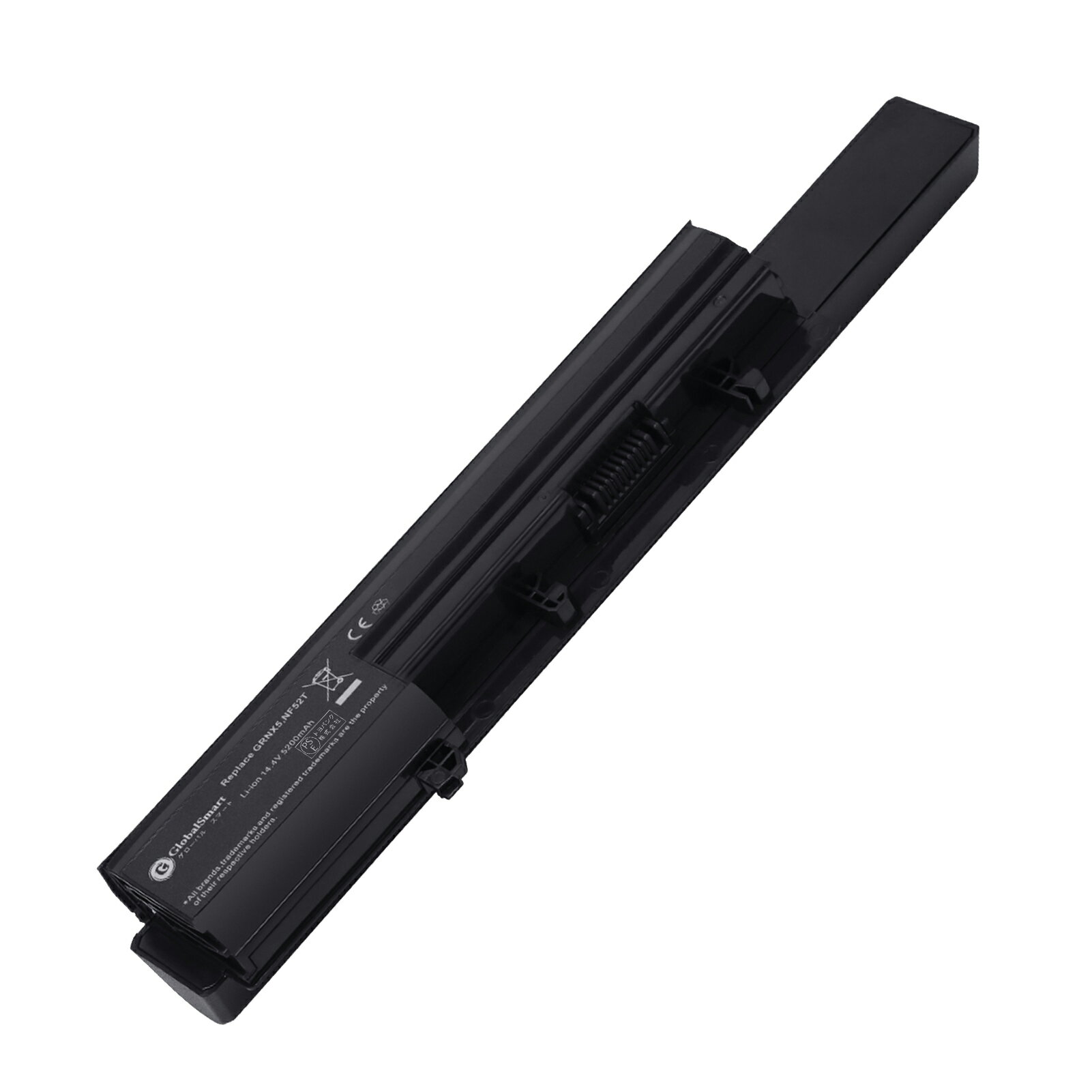 Globalsmart 新品 DELL GRNX5 互換バッテリー【5200mAh 14.4V】対応用 1年保証 高性能 PSE認証 互換バッテリパック XDV