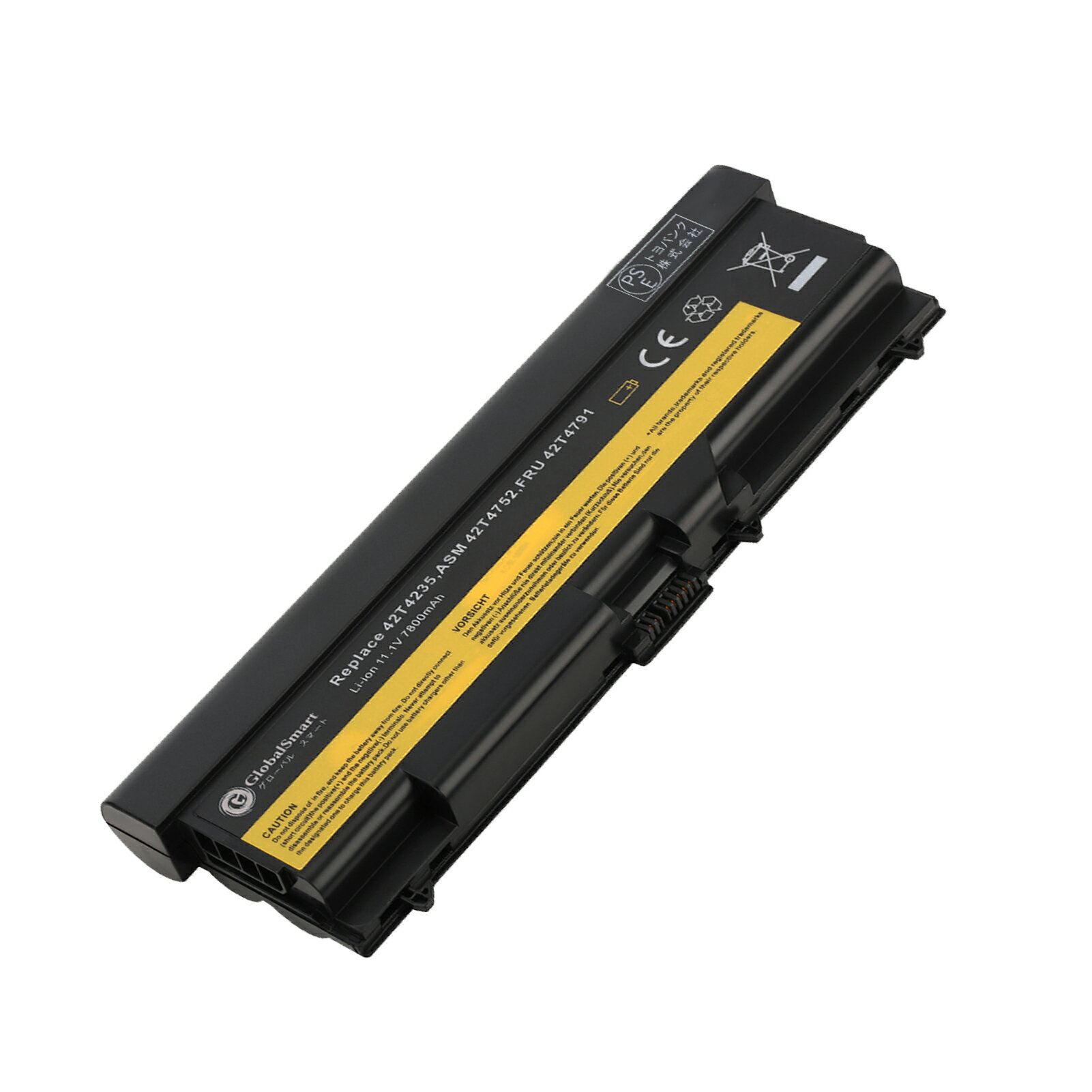 ●ブランド： LENOVO ●電圧： 11.1V ●容量： 7800mAh ●純正品型番(充電池コード)： FRU 42T4702,FRU 42T4710,FRU 42T4737,42T4235,42T4712 42T4733,42T4756,51J0499,FRU42T4704,FRU2T4714 FRU 42T4751,42T4708,42T4714,42T4735,42T4757,51J0500 FRU 42T4706,FRU 42T4731,FRU 42T4753,42T4709,42T4715 42T4737,42T4763,ASM42T4703,FRU42T4708,FRU42T4735 FRU 42T4755,42T4710,42T4731,42T4753,42T4764,ASM 42T4711 FRU 42T4791,FRU 42T4799,FRU 42T4817,42T4765,42T4803,42T4850 42T4912,ASM42T4752,FRU42T4793,FRU42T4799,FRU42T4819,42T4798 42T4819,42T4851,57Y4185,ASM42T4756,FRU42T4795,FRU42T4801 FRU 42T4848,42T4799,42T4848,42T4852,57Y4186,ASM 42T4794 FRU 42T4797,FRU 42T4803,FRU 42T4925,42T4801,42T4849,42T4911 57Y4545,ASM 42T4796,FRU 42T4927 ●対応機種： ThinkPad E40,ThinkPad L410,ThinkPad T410 ThinkPad E50,ThinkPad L412,ThinkPad T410i ThinkPad Edge 14",ThinkPad L420,ThinkPad T420 ThinkPad Edge 15",ThinkPad L421,ThinkPad T420i ThinkPad Edge E400,ThinkPad L500,ThinkPad T510 ThinkPad Edge E420,ThinkPad L510,ThinkPad T510i ThinkPad Edge E425,ThinkPad L512,ThinkPad T520 ThinkPad Edge E500,ThinkPad L520,ThinkPad T520i ThinkPad Edge E520,ThinkPad SL410,ThinkPad W510 ThinkPad Edge E525,ThinkPad SL410k,ThinkPad W520 ●メーカー型番： LBLENT410XXBK09-AAK-XDVGS ●PSEマークの種類： PSE ●届け出事業者名： トヨバンク株式会社 ※この商品は互換用バッテリーです。 注意点： ●同じ性能で金額の異なる商品がございますが、製造元部品が異なるためであり、性能には一切違いはありません。ご安心ください。 ●製造年月及び製品の世代更新でpse申告業者も変わっています。今届け出事業者は以下となります：トヨバンク株式会社、株式会社成洋、株式会社神州。もしくは、白/黒(PSE認証マークは別の箇所にシールで添付)の2色を区別している。品質的には問題ございませんので、ご安心ください。 ●多店舗で同時に販売するため、商品が一時的に欠品となる場合がございます。他の契約倉庫から出荷の手配を依頼することになり、発送日がまだ未確定で、ハッキリとご案内できませんので、弊社の出荷予定時間を参考にしてください。 ●当店でご購入された商品は、日本国内からお客様のもとへ直送されます。 ●一部商品は国内の提携先倉庫から配送されます。 ●個人輸入される商品は、全てご注文者自身の「個人使用・個人消費」が前提となりますので、ご注文された商品を第三者へ譲渡・転売することは法律で禁止されております。 ●国内配送の商品は国内でのお買い物と同じく消費税が発生いたします。 ●日付指定がなければ最短で出荷します。 ●本体機種の型番と純正バッテリーの型番は両方が一致していない場合、使用できない可能性があります。 ●ご購入前に、何かご不明点やご希望などございましたら、どうぞお気軽にお問合せ下さいませ。