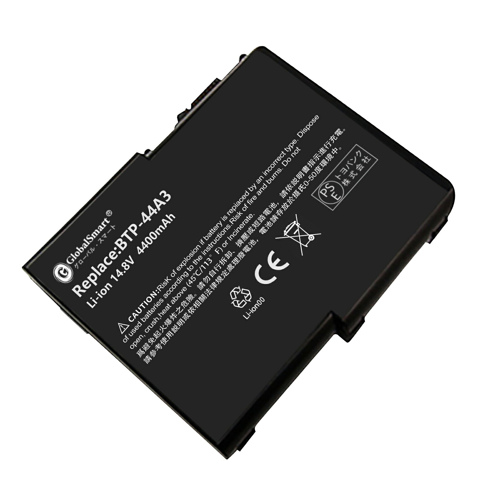 Globalsmart 新品 ACER D7850 互換バッテリー【4400mAh 14.8V】対応用 1年保証 高性能 PSE認証 互換バッテリパック XDY