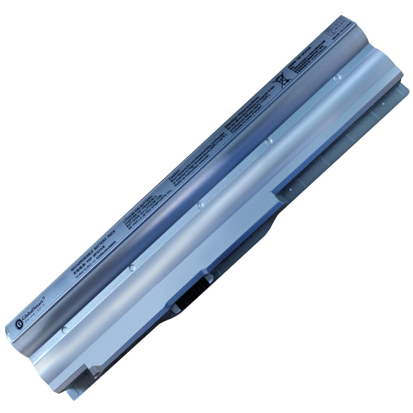 Globalsmart 新品 SONY VAIO VPCZ11DGX/SJ 互換バッテリー【5200mAh 10.8V】対応用 1年保証 高性能 PSE認証 互換バッテリパック XDY