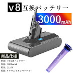 【新品】 GS-yson 215681 21.6V 3000mAh フィルター付き 互換バッテリー GS-yson SV10バッテリー対応 前期 後期 兼用 【高品質セル ＋ 大容量 3.0Ah】Fluffy / Animalpro / Motorhead バッテリー【PSE認証】【GlobalSmart】【日本国内倉庫発送】