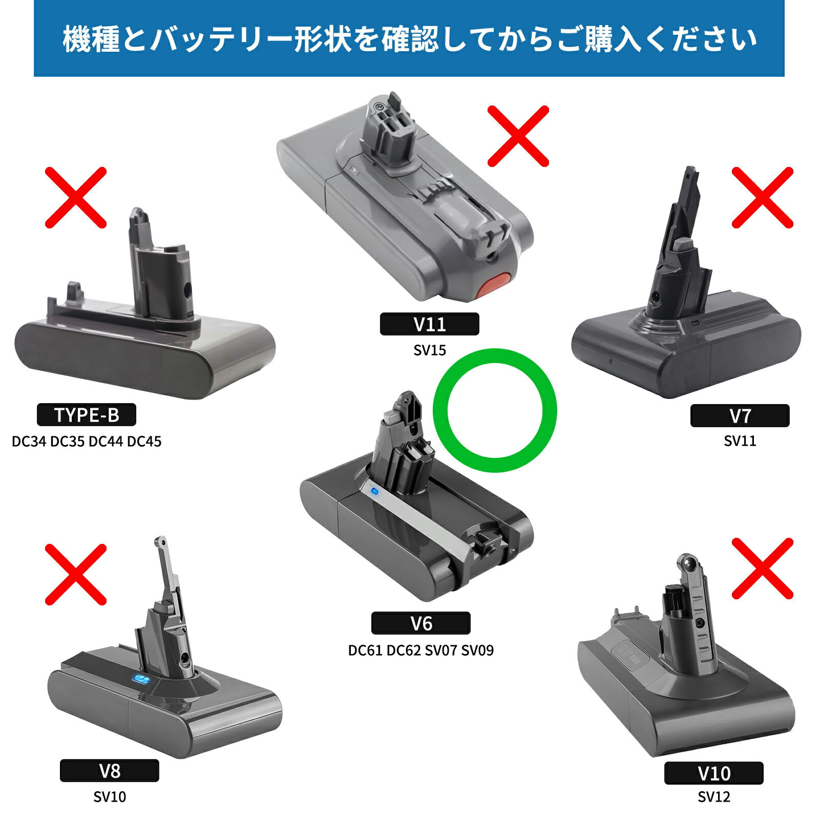 【景品セット2】V6 Trigger Pro Excl vacuum 互換バッテリー 2200mAh GS-D ソン V6 WHP バッテリー PSE認証 GS-D son DC58 DC59 DC61 DC62 DC72 DC74 掃除機交換用バッテリー 対応 ダイ SV03 SV05 SV06 SV07 SV09 HH08 互換バッテリー Globalsmart 互換充電池 3