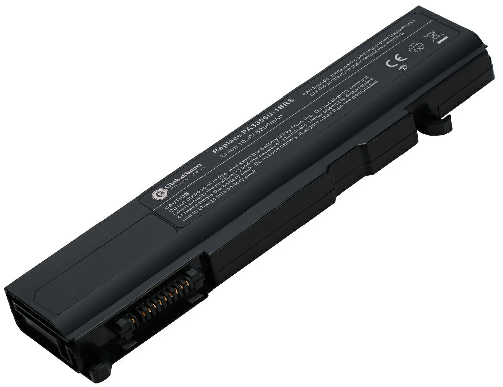 【増量】TOSHIBA 東芝 ToshibaQosmio F20 【5200mAh】 ブラック 対応用 GlobalSmart 高性能 ノートパソコン 互換 バッテリー 【日本国内倉庫発送】【送料無料】